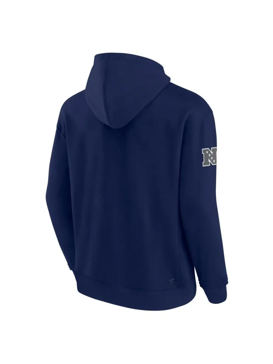 Fanatics Мужская темно-синяя толстовка с капюшоном Dallas Cowboys Elements Pace — изображение 3 из 3, темно-синий