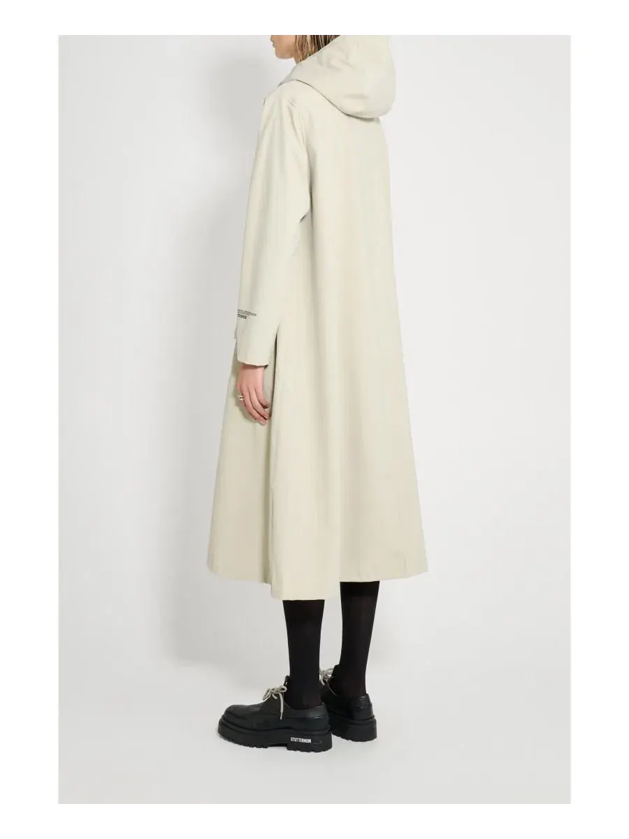 Плащ-дождевик женский Mosebacke Long Patch Matte Stutterheim, Pelican — изображение 6 из 8