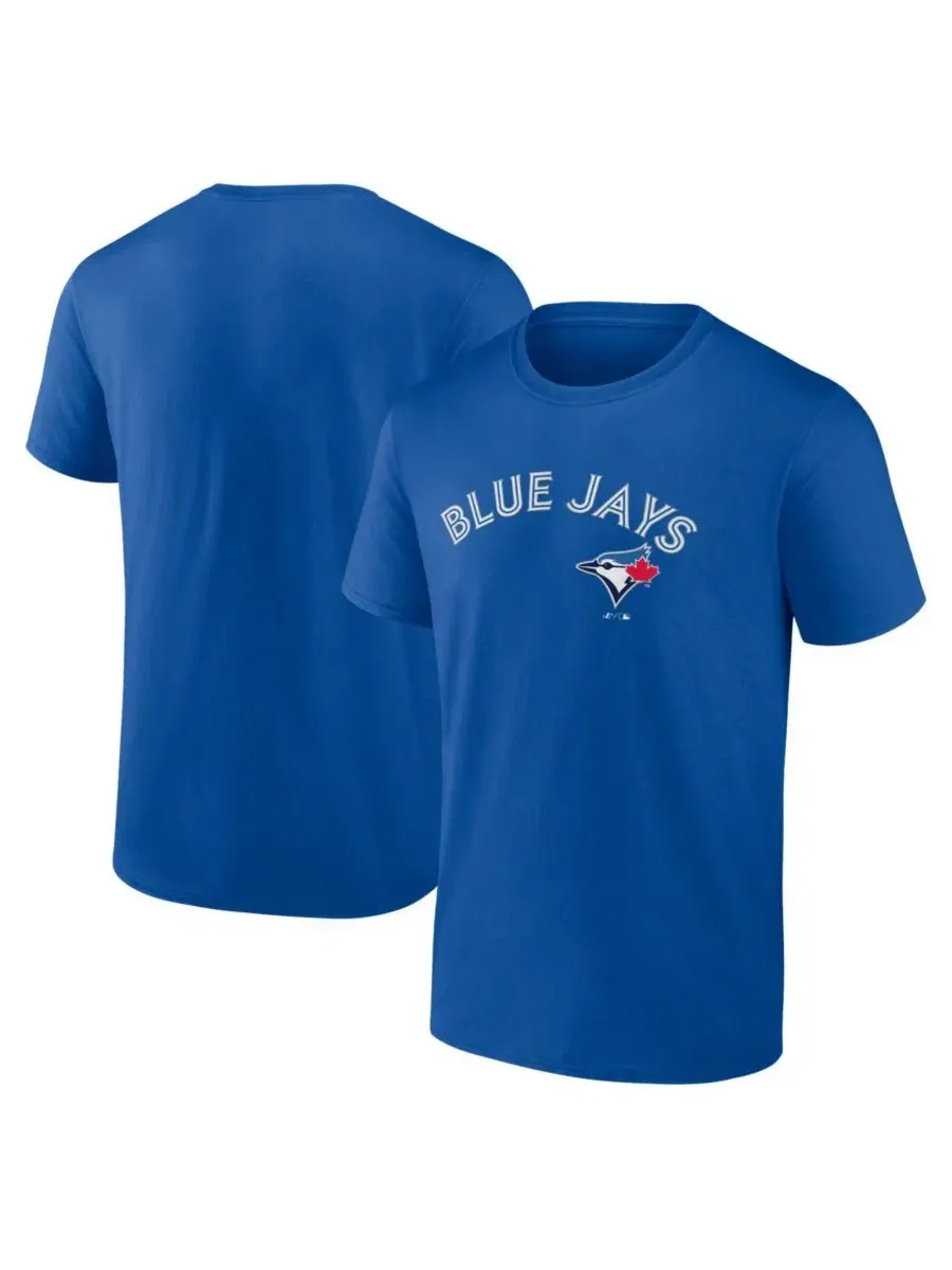 Мужская футболка с логотипом команды «Торонто Блю Джейс» (Royal Toronto Blue Jays) Logo Athletic