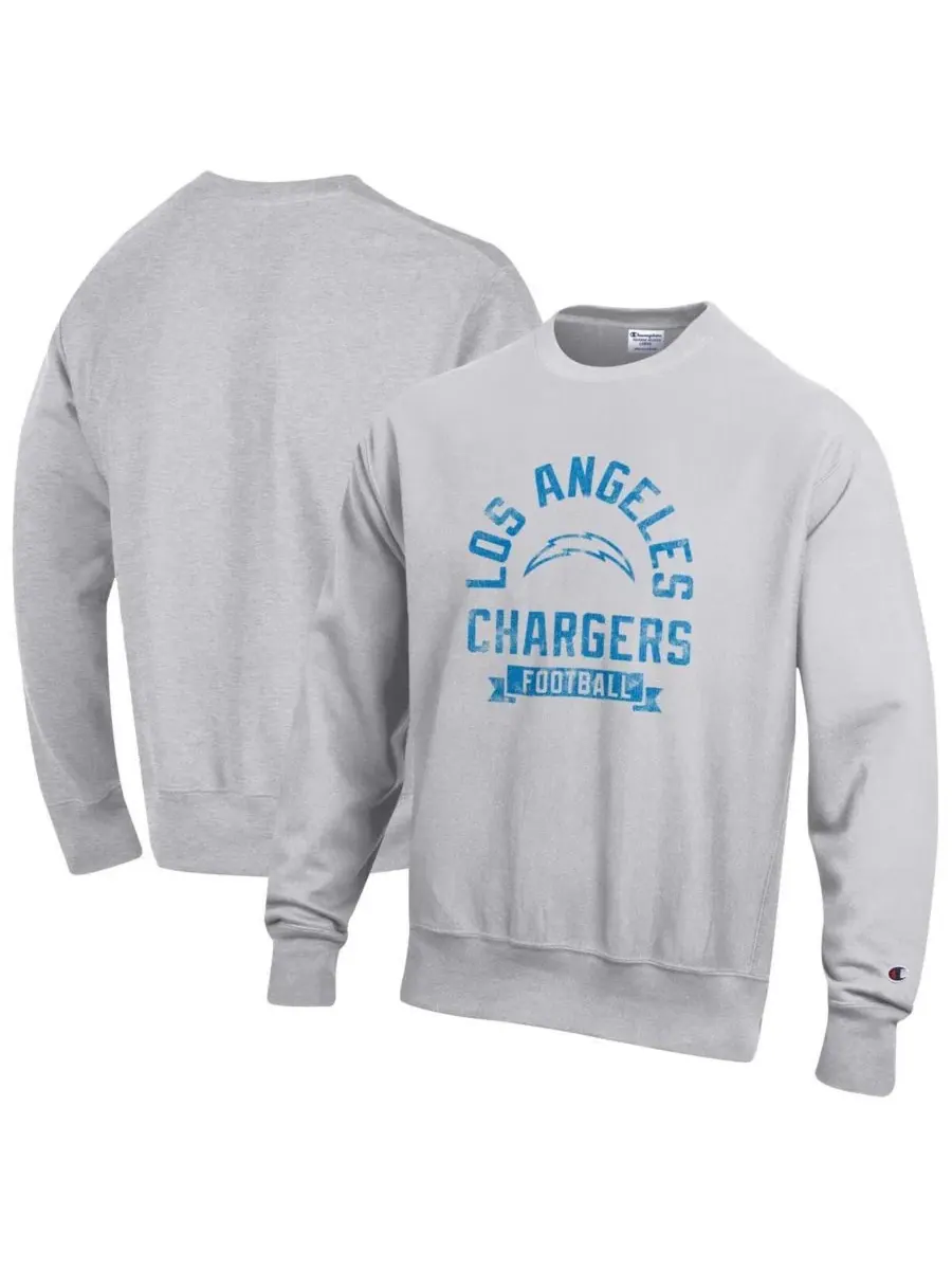 Толстовка на молнии Champion Reverse Weave с принтом, Los Angeles Chargers