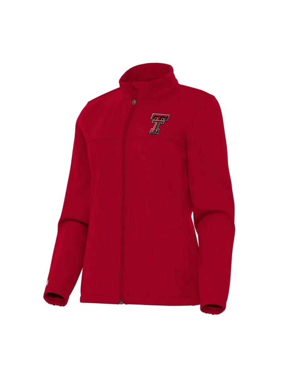 Женская ветровка-куртка Red Texas Tech Red Raiders Links 2 на молнии Antigua