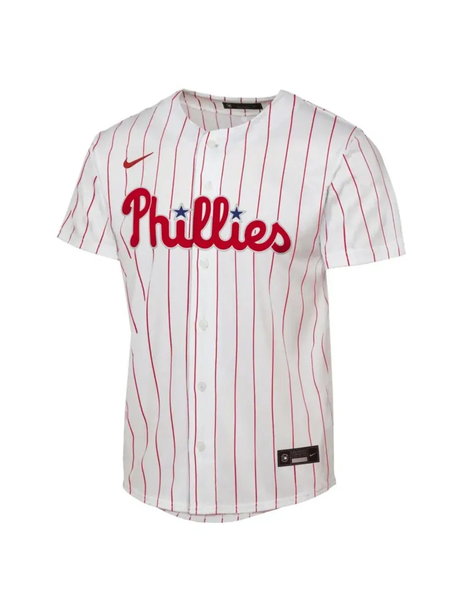 Мужская реплика джерси Кристофера Санчеса Philadelphia Phillies Home Nike — изображение 3 из 3, белый
