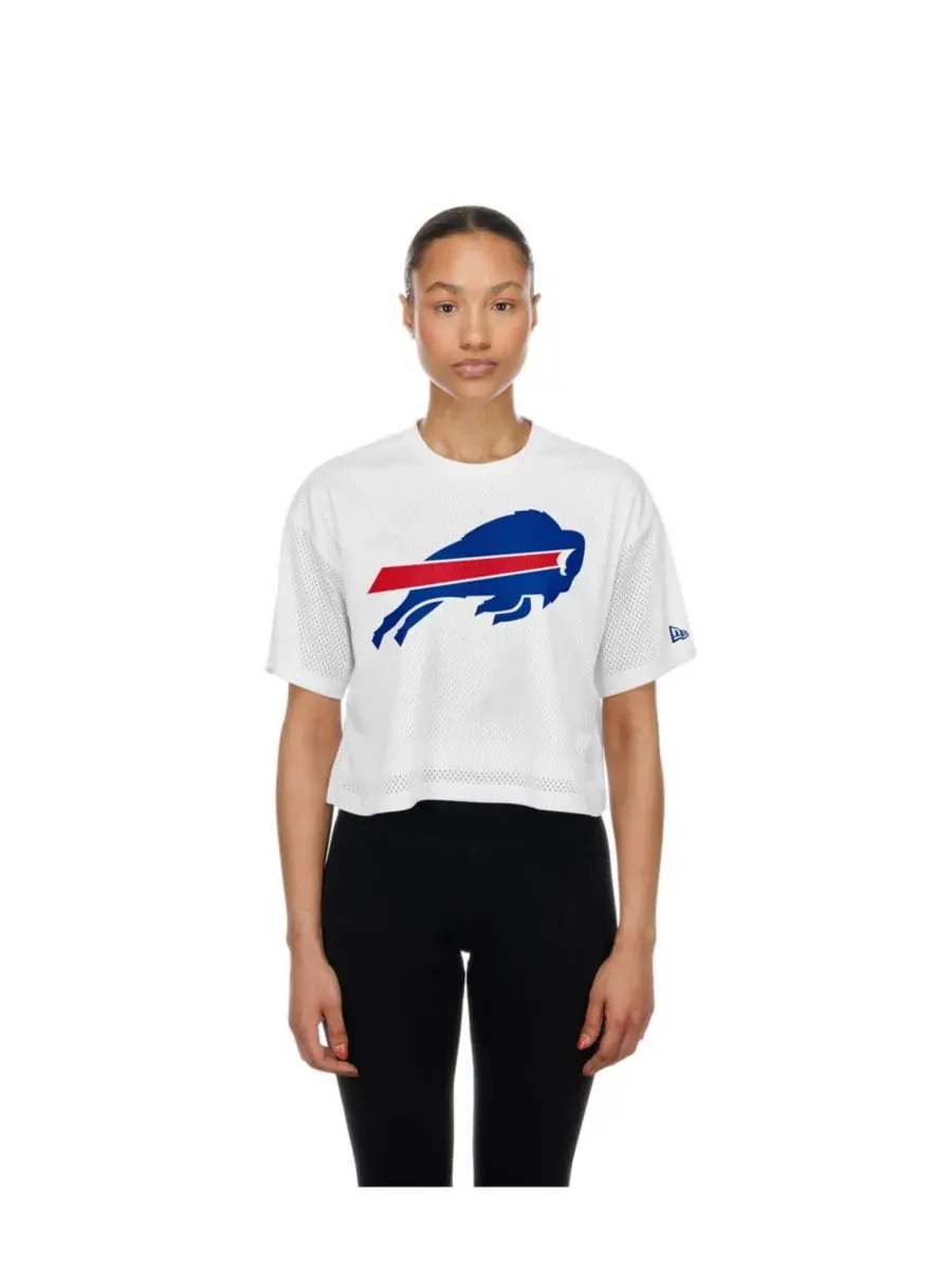 Женская футболка-бокс с принтом Summer Mesh Cropped Boxy T-shirt New Era