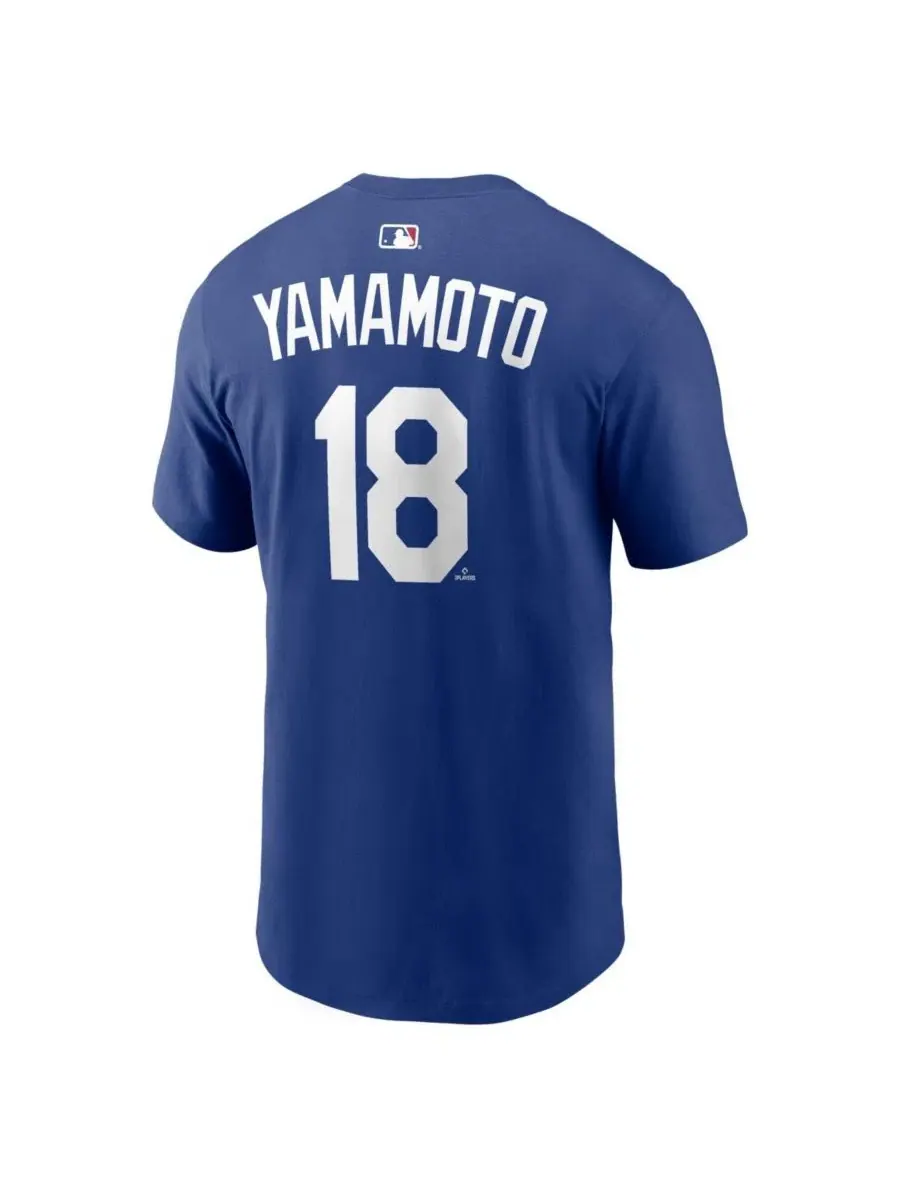 Футболка с длинным рукавом Yoshinobu Yamamoto Alternate Name & Number Nike — изображение 3 из 3, королевский