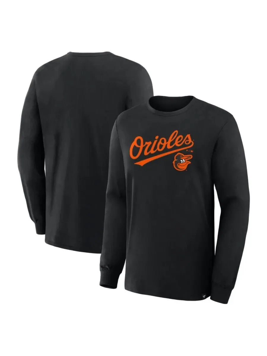 Футболка с длинным рукавом Lock-Up Legacy Baltimore Orioles Fanatics
