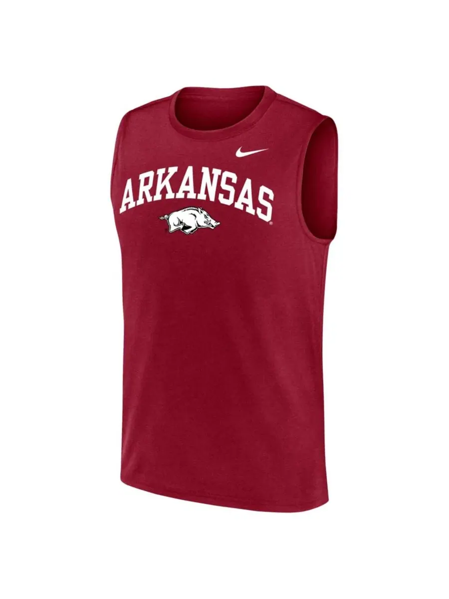 Майка Nike Arkansas Razorbacks Legend Dri-FIT — изображение 3 из 3, красный