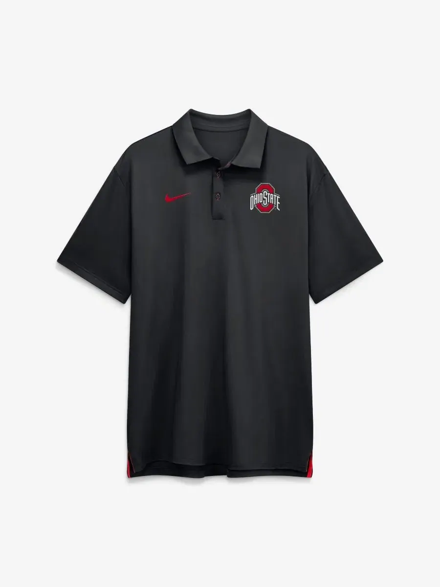 Поло Nike с вышитым логотипом команды, модель 2026 Sideline Tour Dri-FIT — изображение 3 из 3, черный