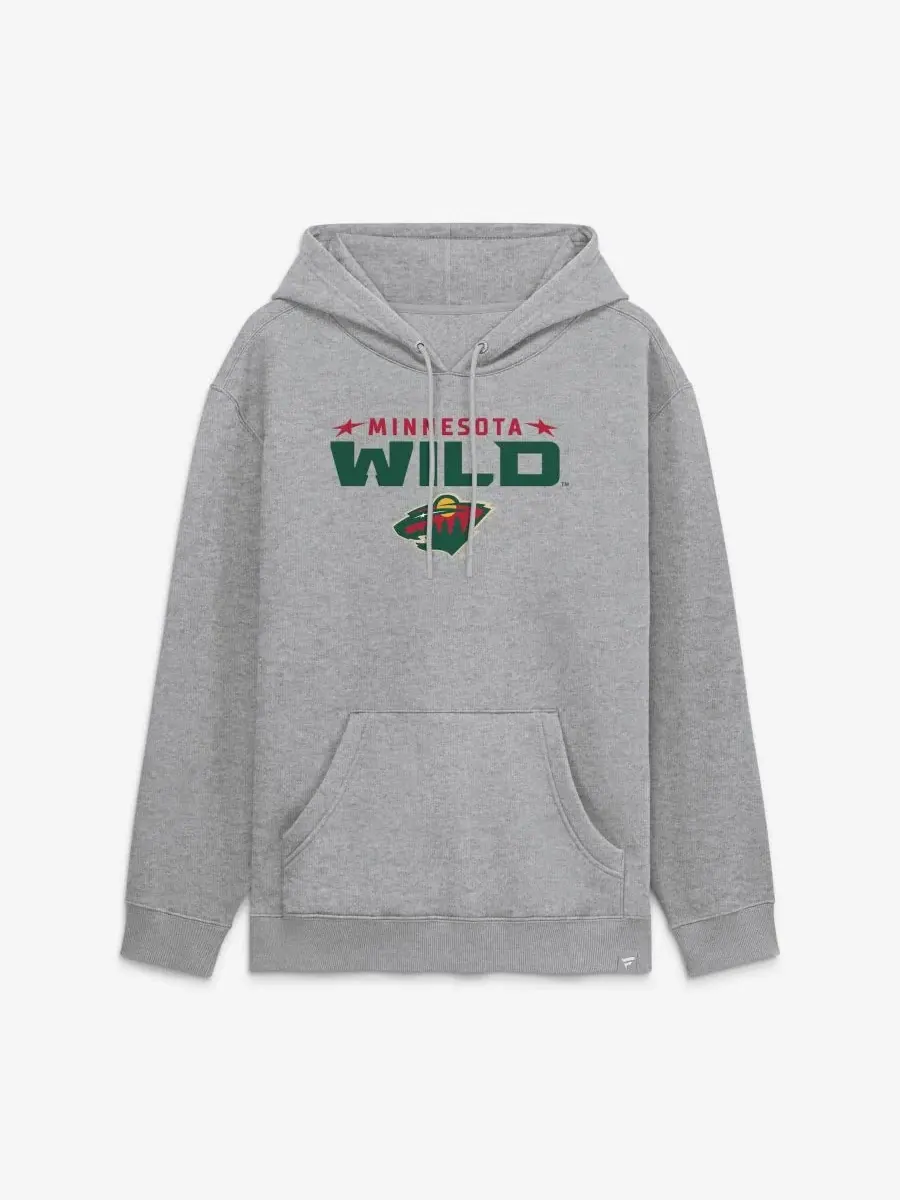 Худи с капюшоном из флиса с принтом Minnesota Wild Home Fleece Fanatics