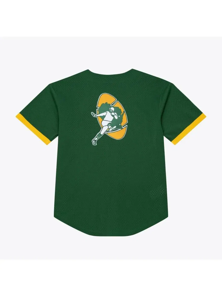 Футболка Mitchell & Ness с принтом — изображение 4 из 4, зеленый