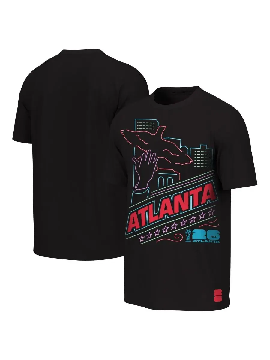 Футболка с принтом Neon City Night, FIFA World Cup 2026 Atlanta Outerstuff