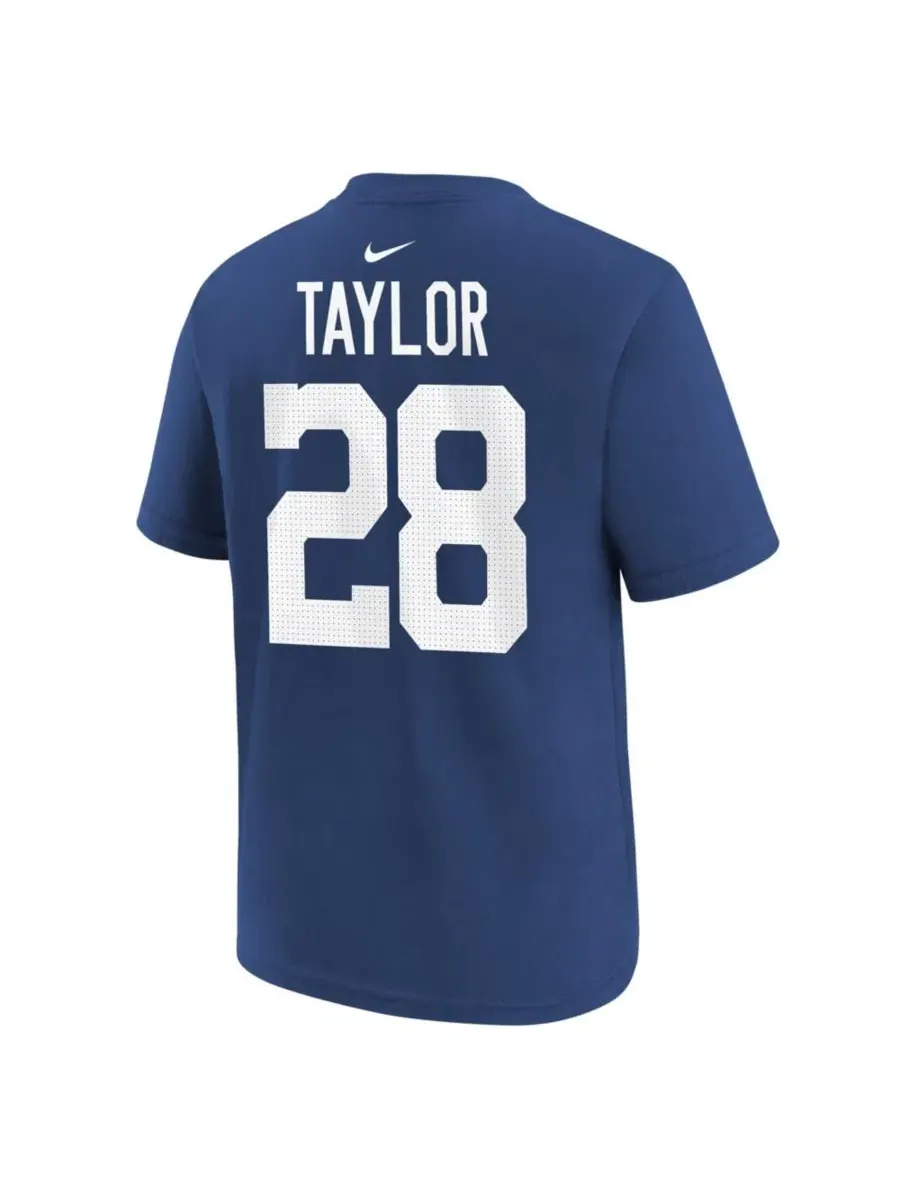 Футболка с длинным рукавом Jonathan Taylor Player Name & Number Nike — изображение 2 из 3, королевский