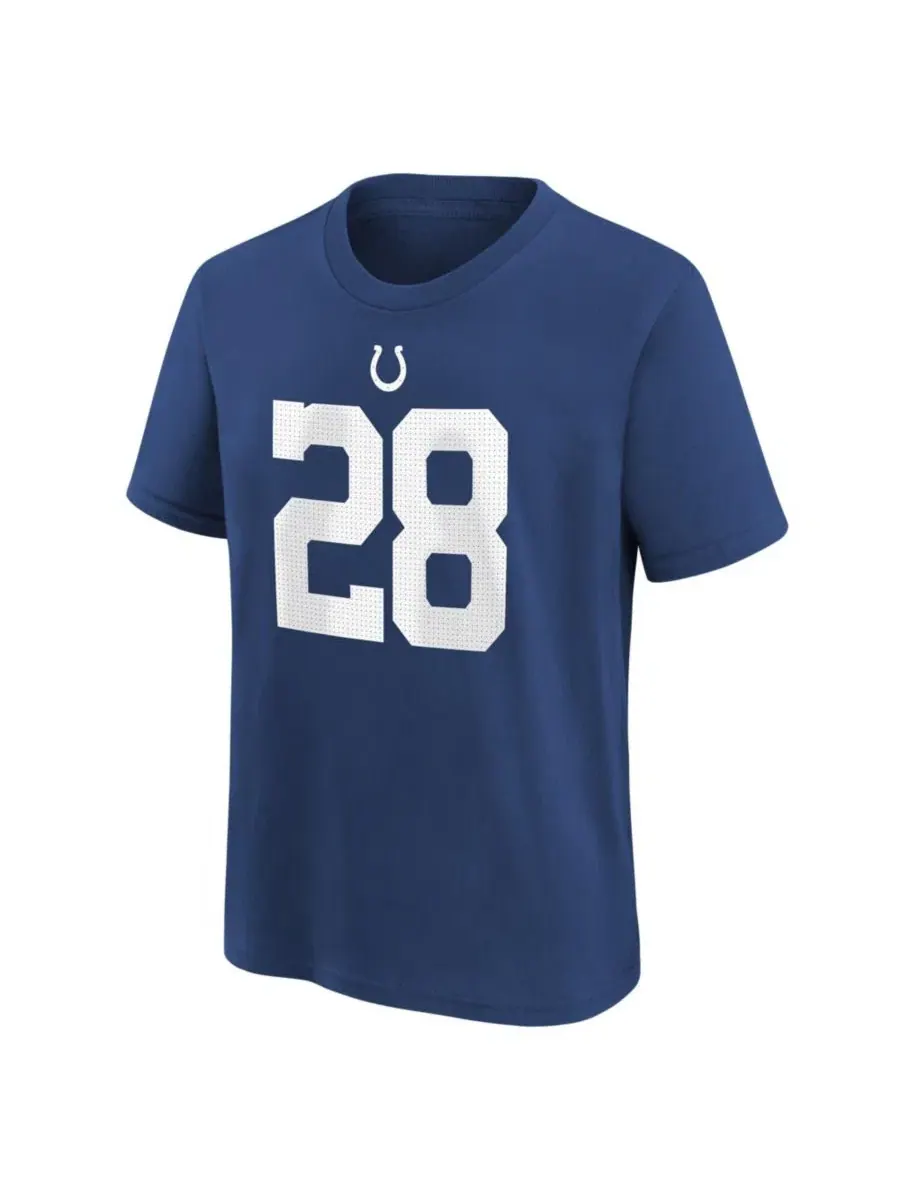 Футболка с длинным рукавом Jonathan Taylor Player Name & Number Nike — изображение 3 из 3, королевский