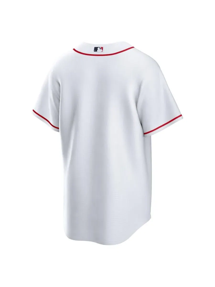 Мужская футболка-джерси Nike Cincinnati Reds Home Big & Tall — изображение 3 из 3, белый