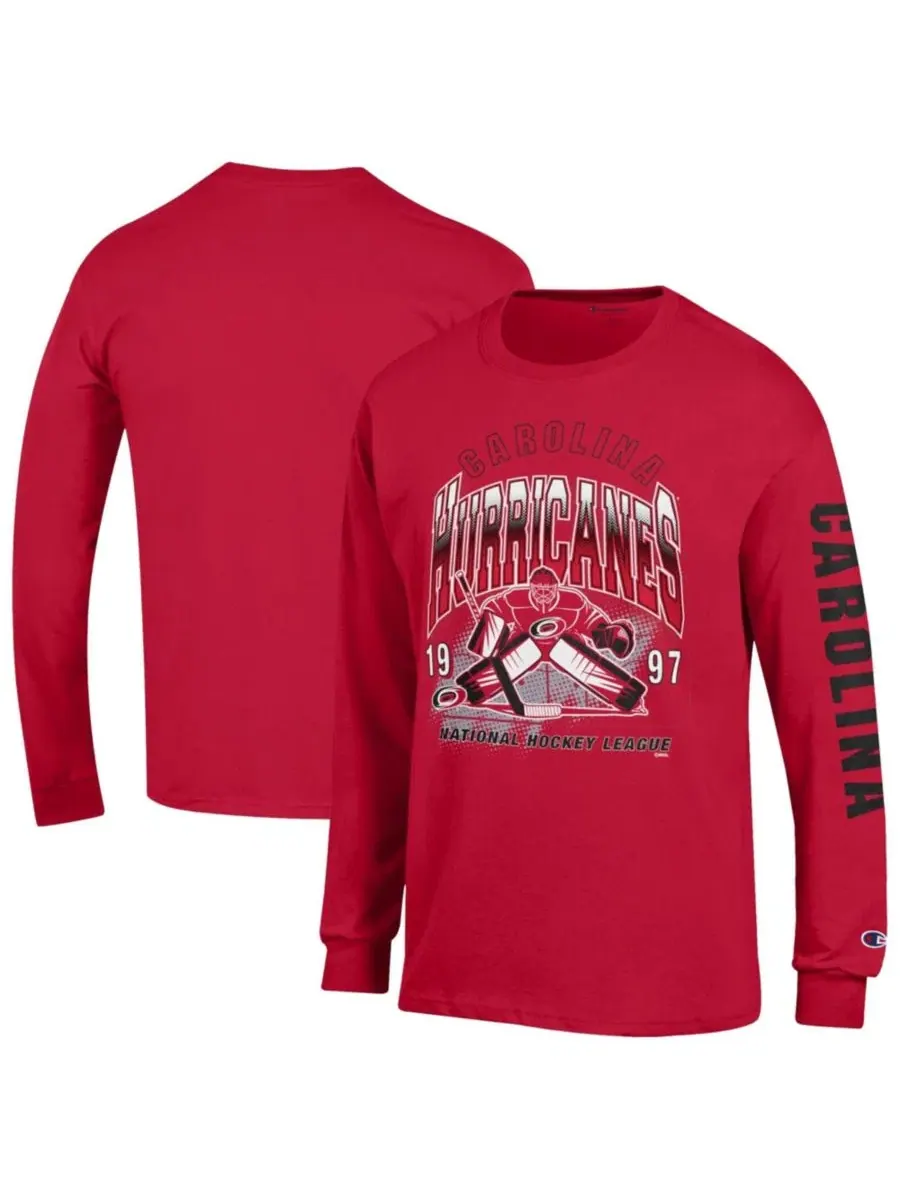Футболка с длинным рукавом Carolina Hurricanes Champion