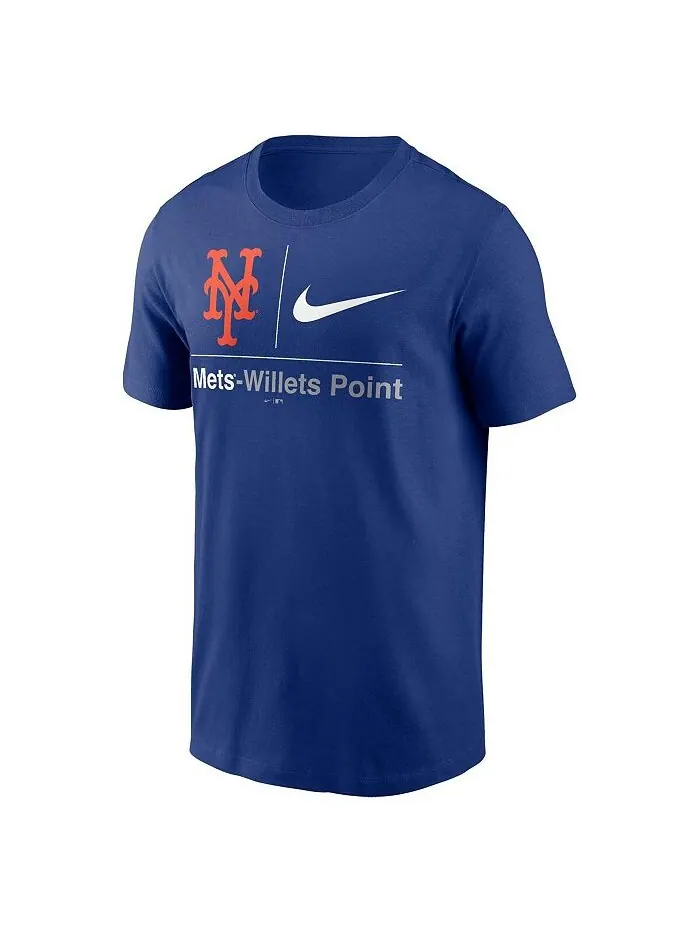 Мужская футболка Royal New York Mets Willets Point Hometown Nike — изображение 3 из 4, королевский