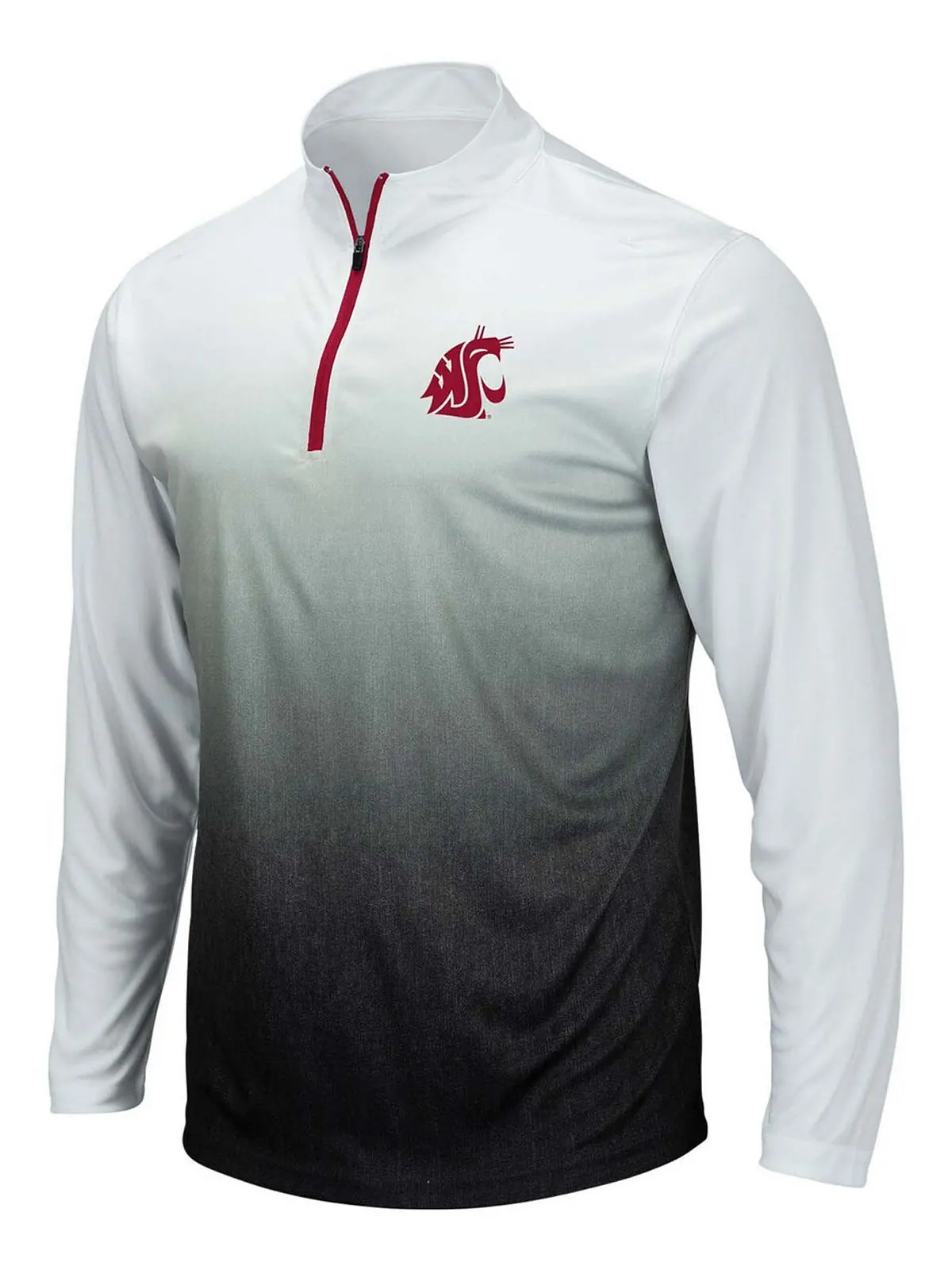 Мужская серая куртка washington state cougars magic team logo с молнией на четверть Colosseum — изображение 3 из 3, серый