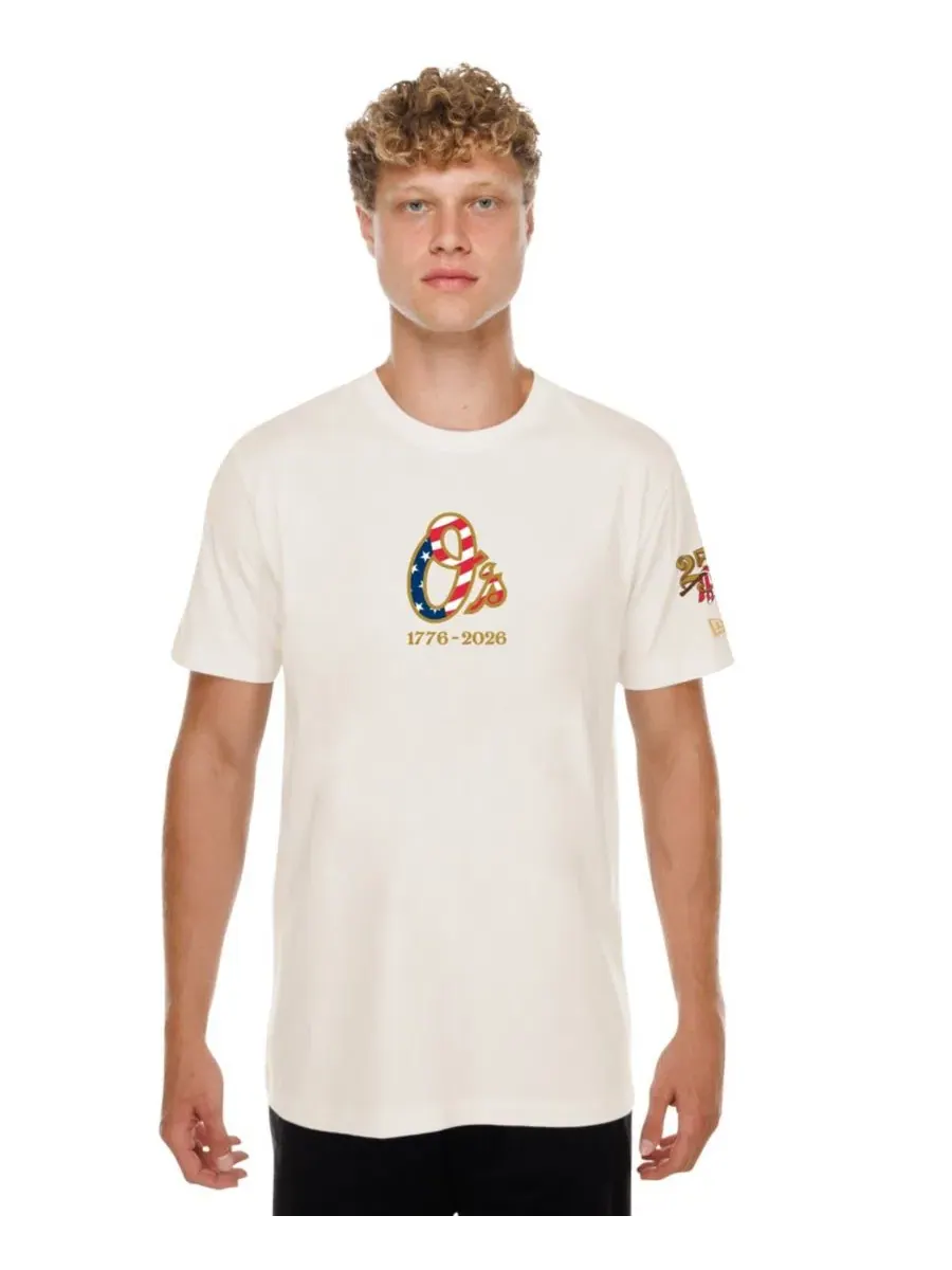 Футболка с принтом 250th Fourth of July Baltimore Orioles New Era