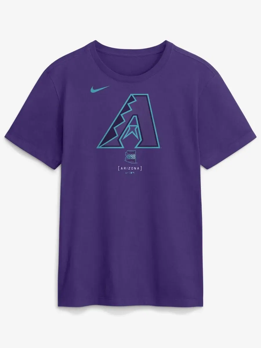 Футболка с принтом City Connect Large Logo Nike — изображение 2 из 5, фиолетовый