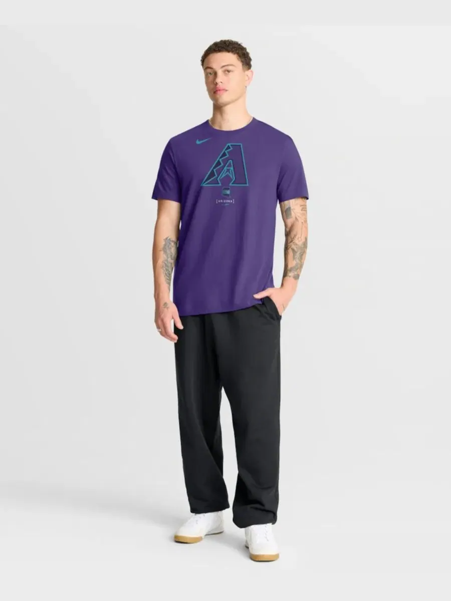 Футболка с принтом City Connect Large Logo Nike — изображение 5 из 5, фиолетовый