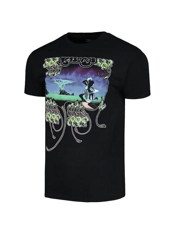 Мужская черная футболка с рисунком Yes Yessongs Manhead Merch — изображение 2 из 3, черный