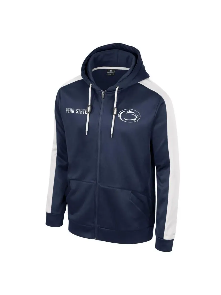 Colosseum Мужская темно-синяя толстовка на молнии с логотипом Penn State Nittany Lions Reese — изображение 3 из 3