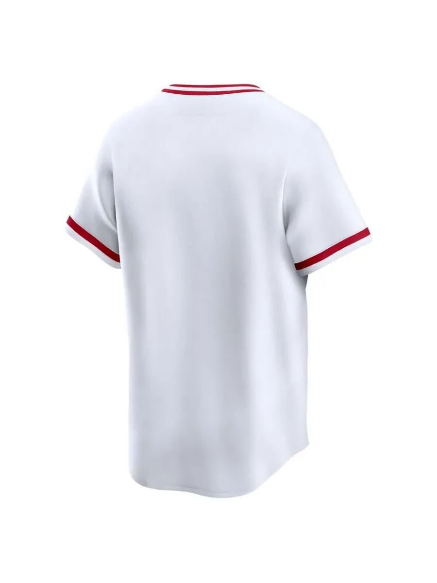 Nike Мужская белая футболка Cincinnati Reds из лимитированной коллекции Cooperstown Collection в — изображение 3 из 3, белый
