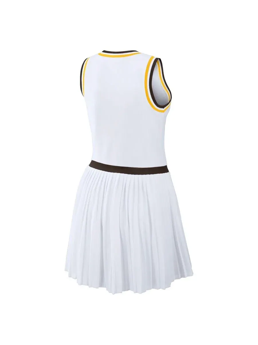 Женское платье-майка с принтом San Diego Padres WEAR by Erin Andrews — изображение 3 из 4, белый