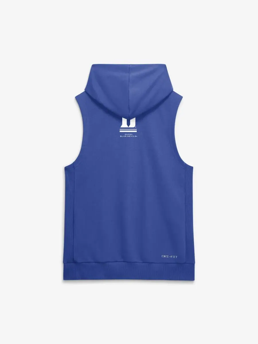 Худи без рукавов с принтом Duke Blue Devils 2026 Sideline Sleeveless Dri-FIT Hoodie Nike — изображение 3 из 5, королевский