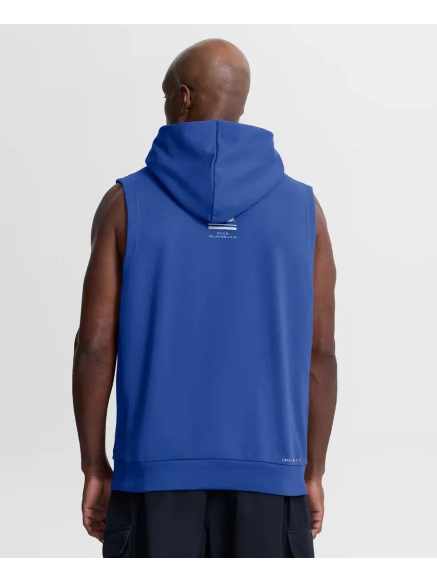 Худи без рукавов с принтом Duke Blue Devils 2026 Sideline Sleeveless Dri-FIT Hoodie Nike — изображение 4 из 5, королевский