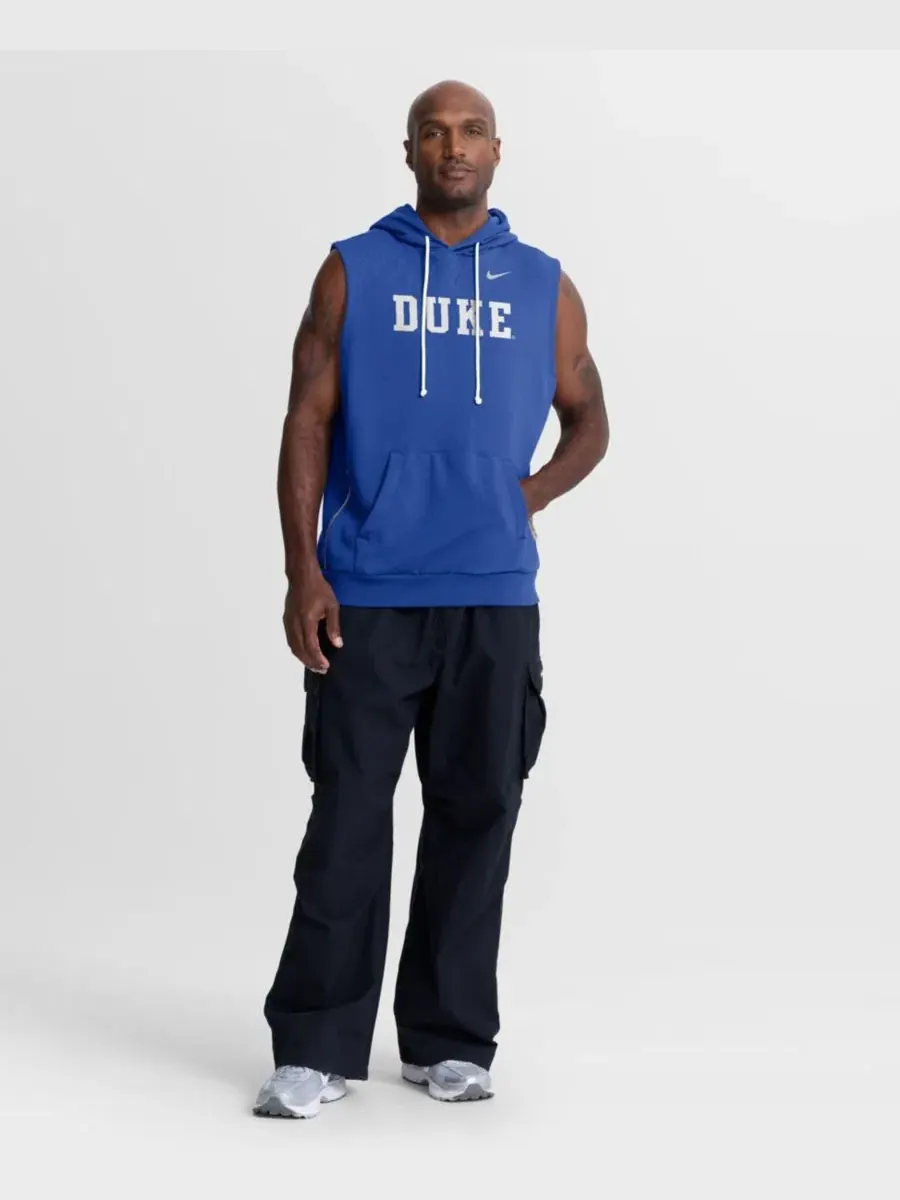 Худи без рукавов с принтом Duke Blue Devils 2026 Sideline Sleeveless Dri-FIT Hoodie Nike — изображение 5 из 5, королевский