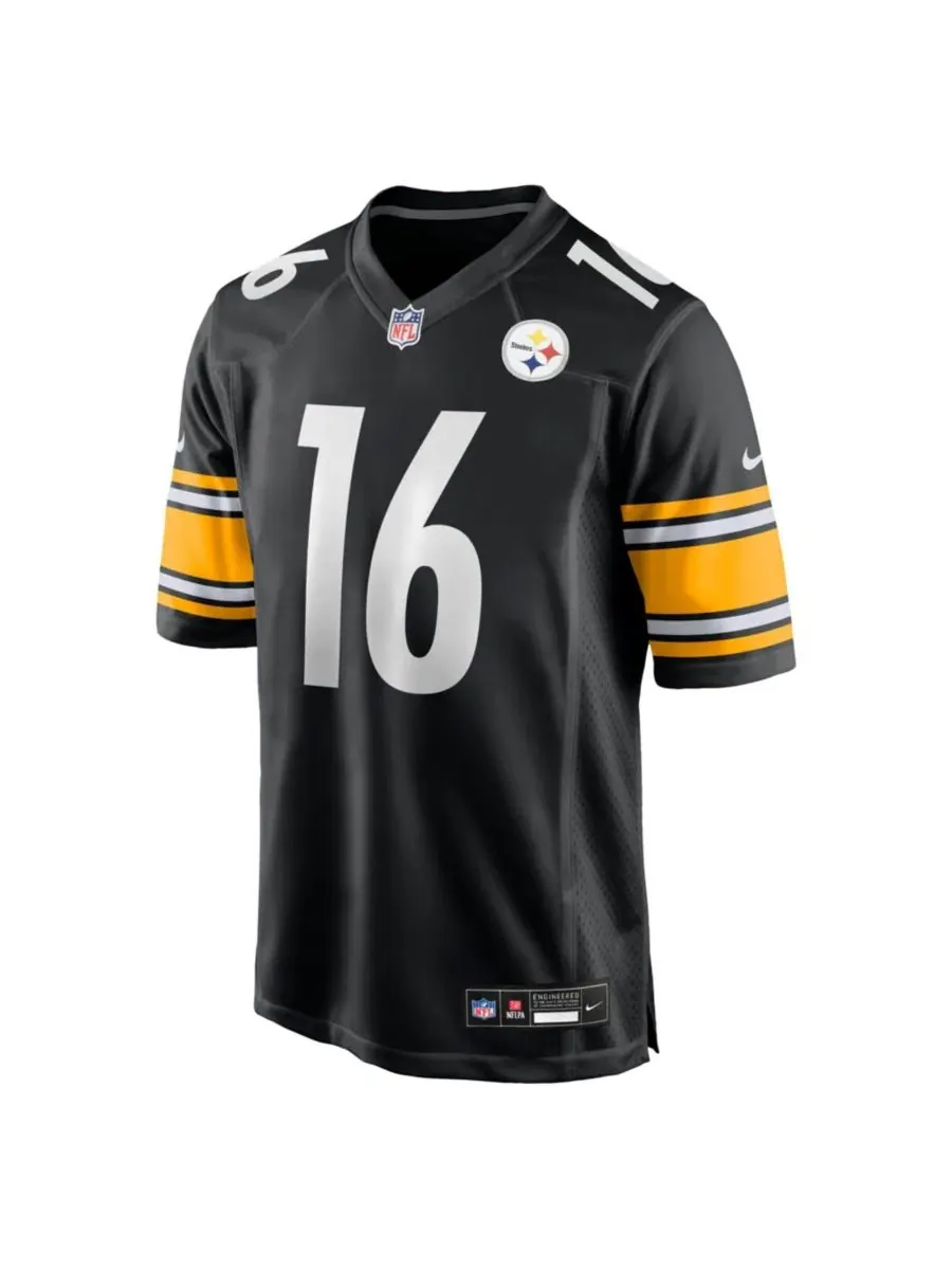Мужская футболка Drew Allar Black Pittsburgh Steelers Game Jersey Nike — изображение 2 из 5