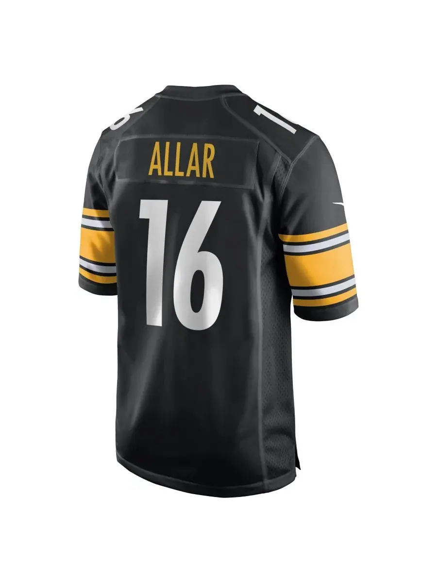 Мужская футболка Drew Allar Black Pittsburgh Steelers Game Jersey Nike — изображение 3 из 5