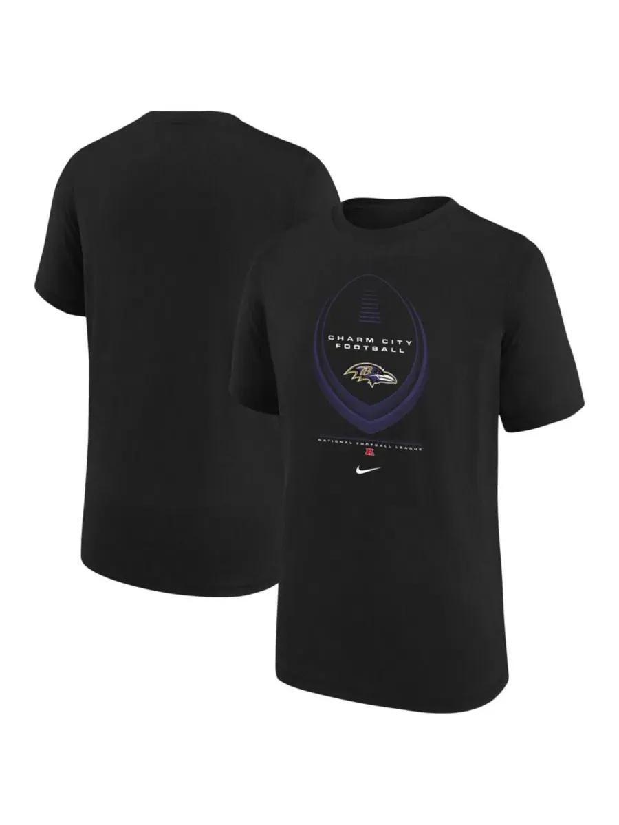 Футболка с коротким рукавом с технологией Dri-FIT Baltimore Ravens Icon Legend Nike
