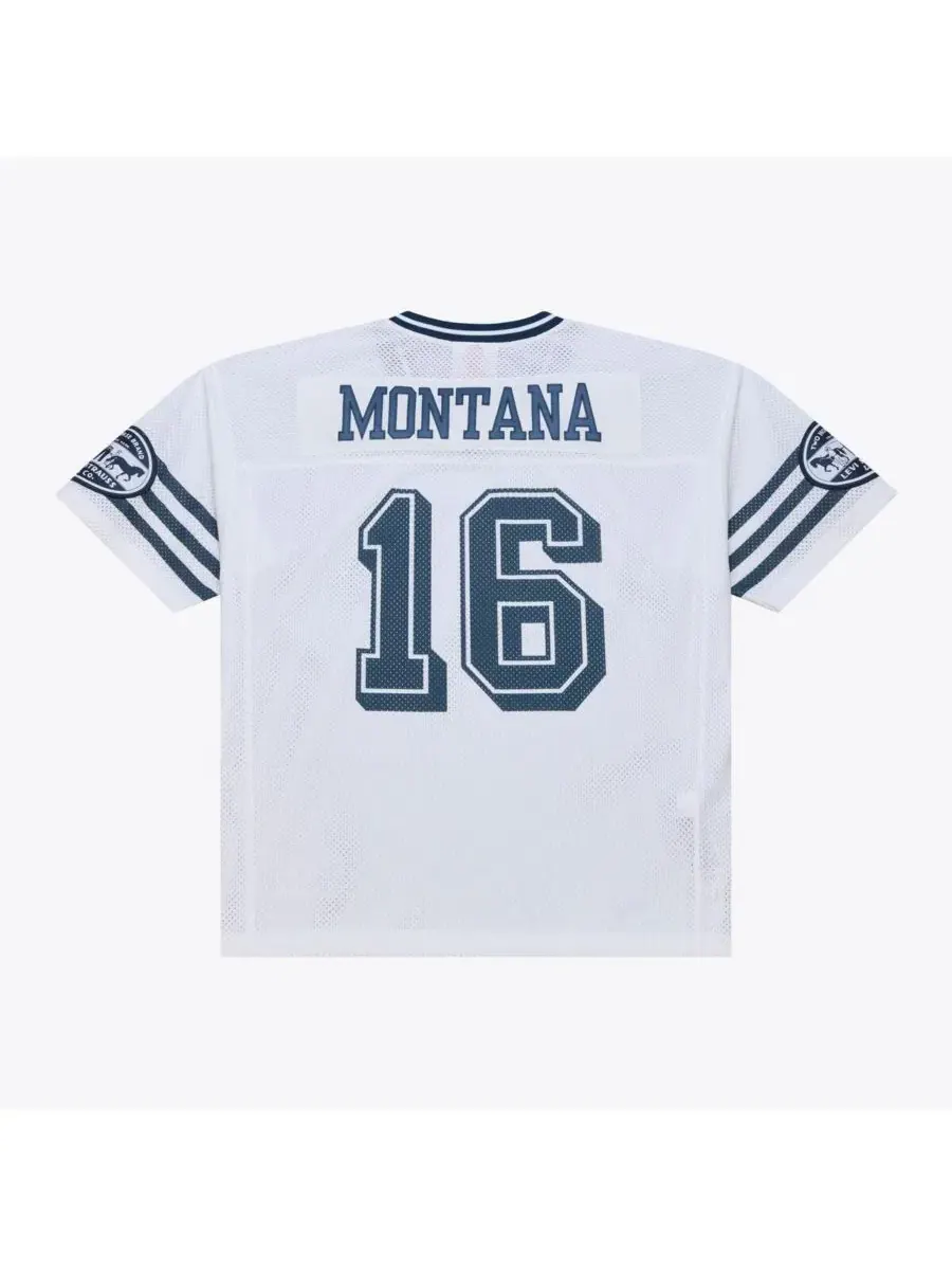 Футболка Legacy с коротким рукавом Joe Montana White San Francisco 49ers Mitchell & Ness — изображение 2 из 6, белый