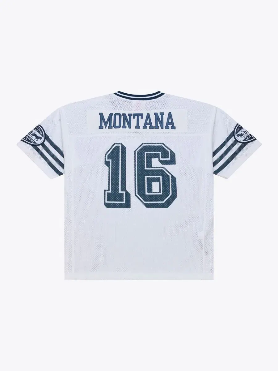 Футболка Legacy с коротким рукавом Joe Montana White San Francisco 49ers Mitchell & Ness — изображение 4 из 6, белый