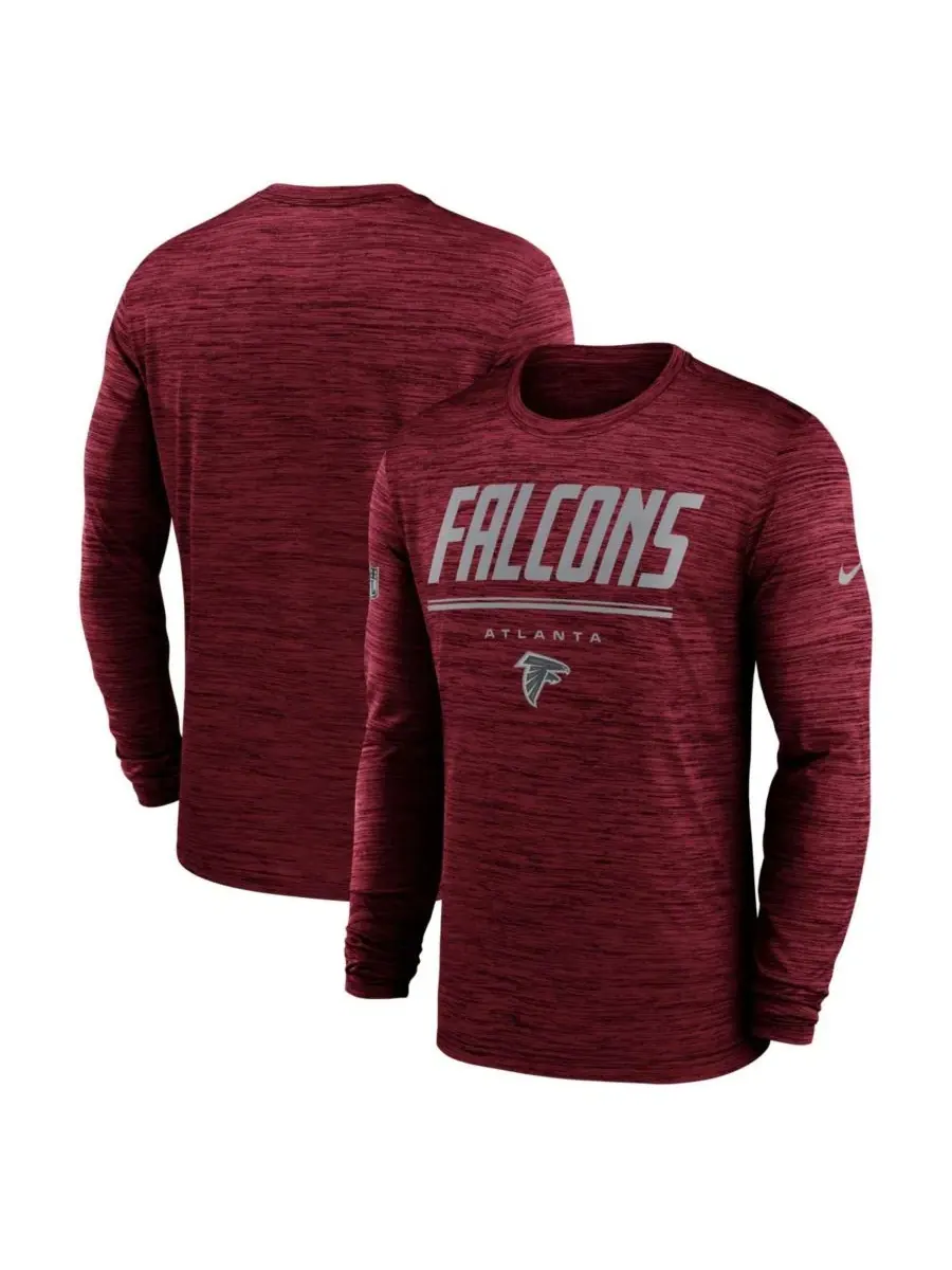 Футболка с длинным рукавом Dri-FIT с принтом Sideline Offensive Transition Velocity Nike
