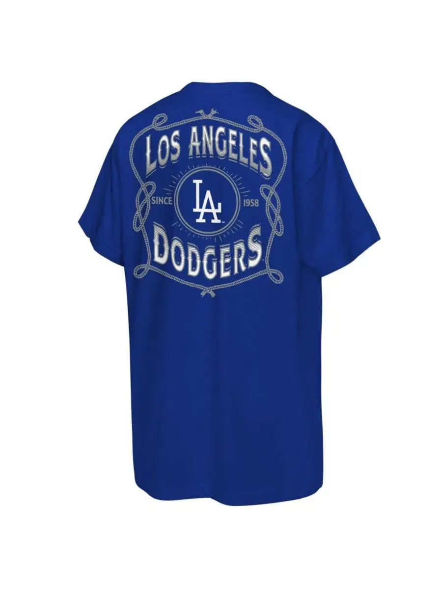 Футболка с коротким рукавом Mitchell & Ness Cooperstown Rodeo Rope — изображение 2 из 3, королевский