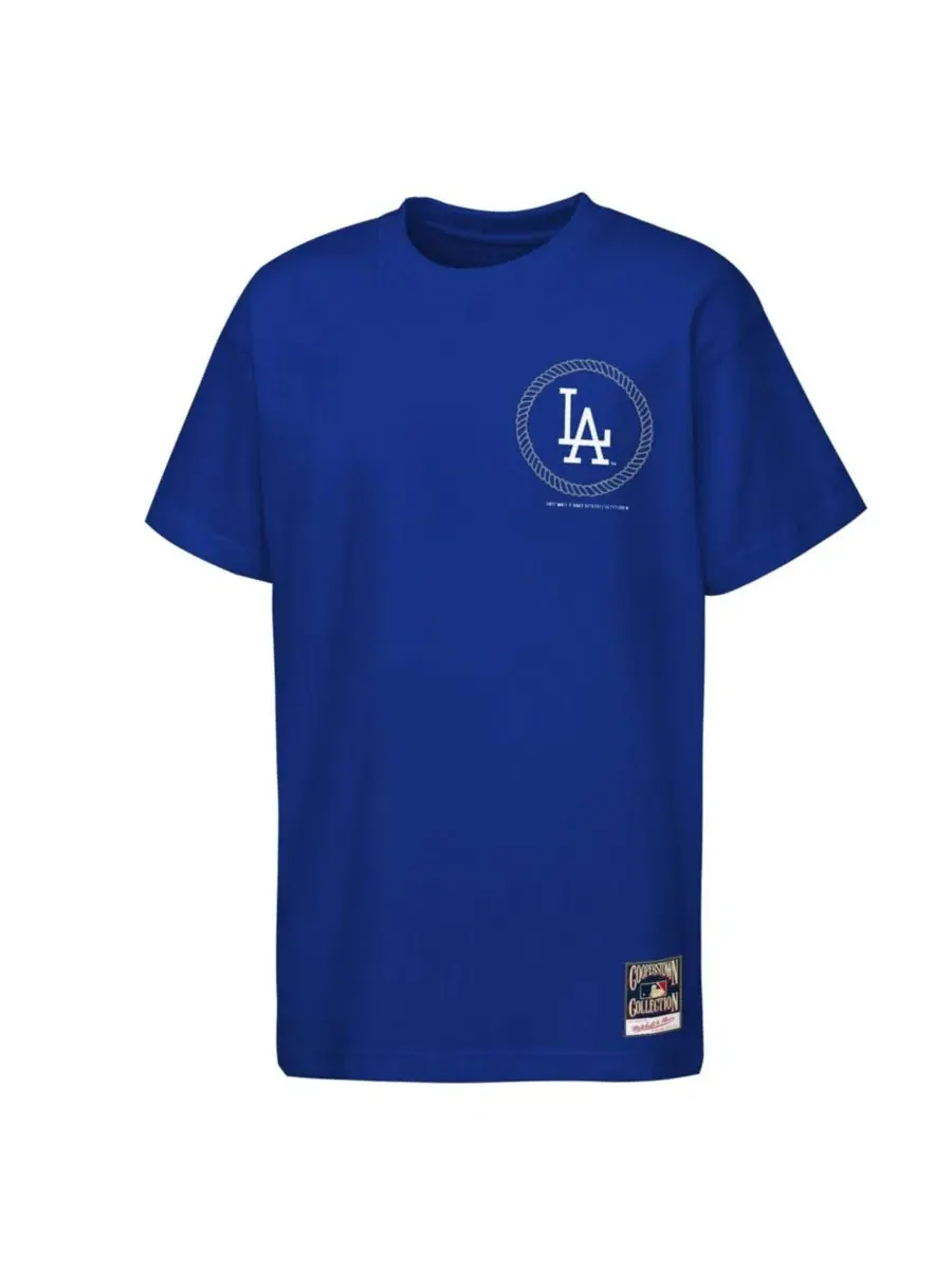 Футболка с коротким рукавом Mitchell & Ness Cooperstown Rodeo Rope — изображение 3 из 3, королевский