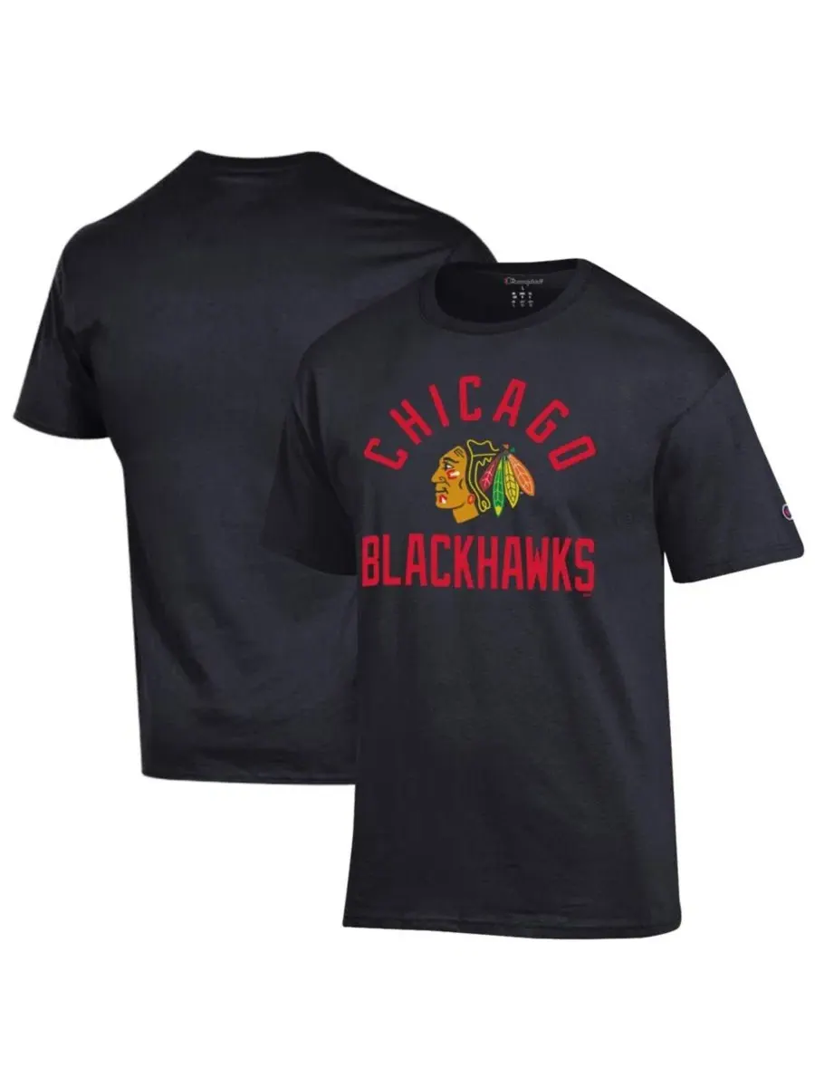 Футболка с принтом Chicago Blackhawks Primary Logo Jersey Champion