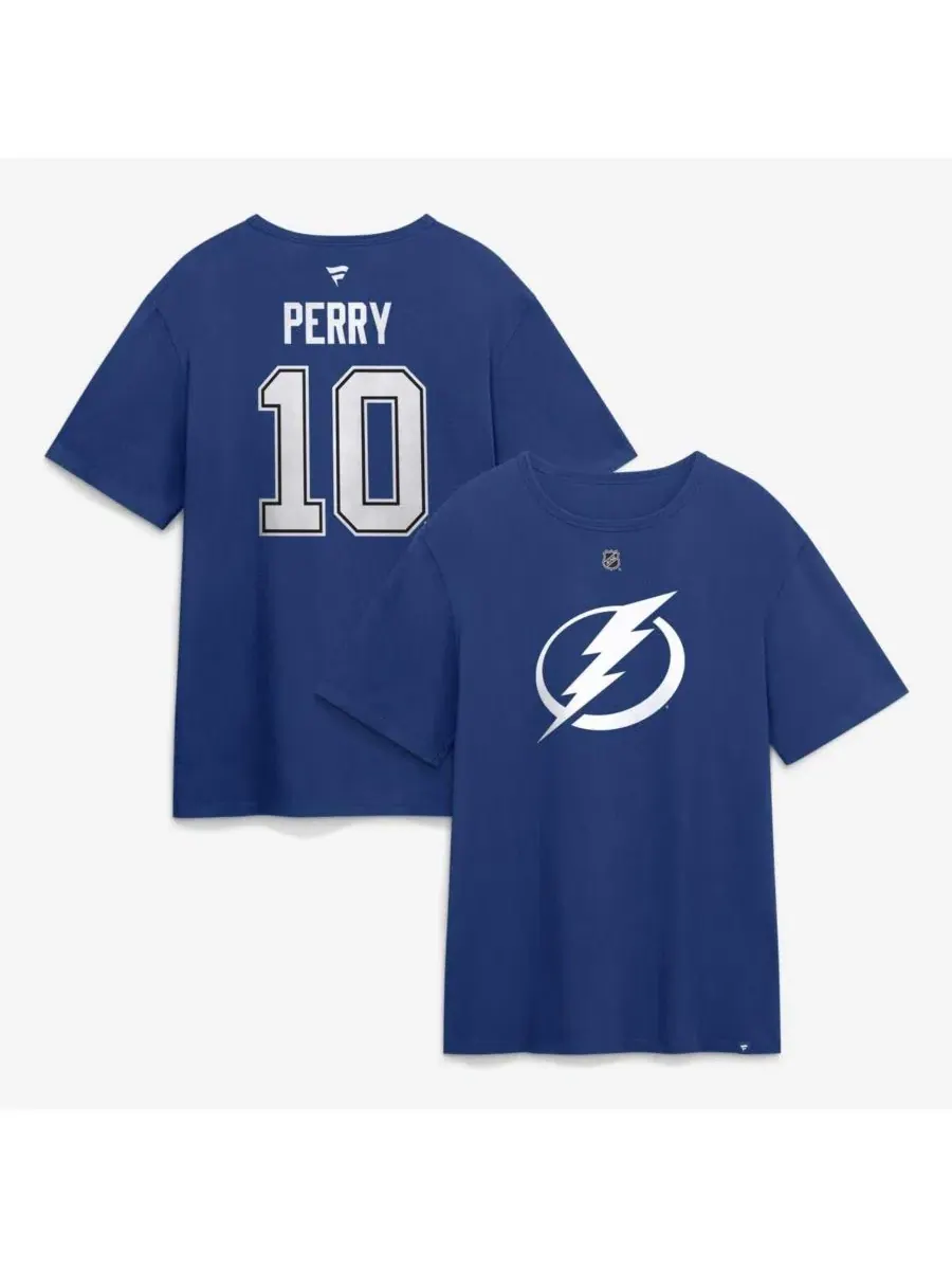 Футболка с именем и номером Corey Perry Fanatics