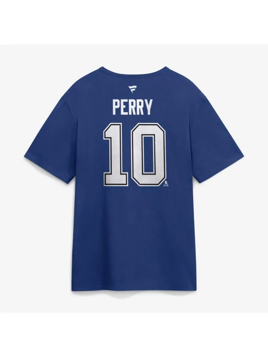 Футболка с именем и номером Corey Perry Fanatics — изображение 3 из 3, синий