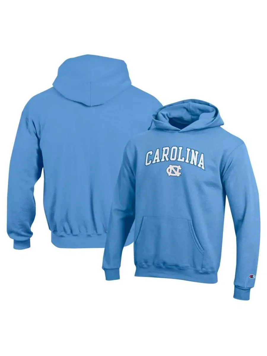 Худи-пуловер Champion Campus с флисовой подкладкой, North Carolina Tar Heels