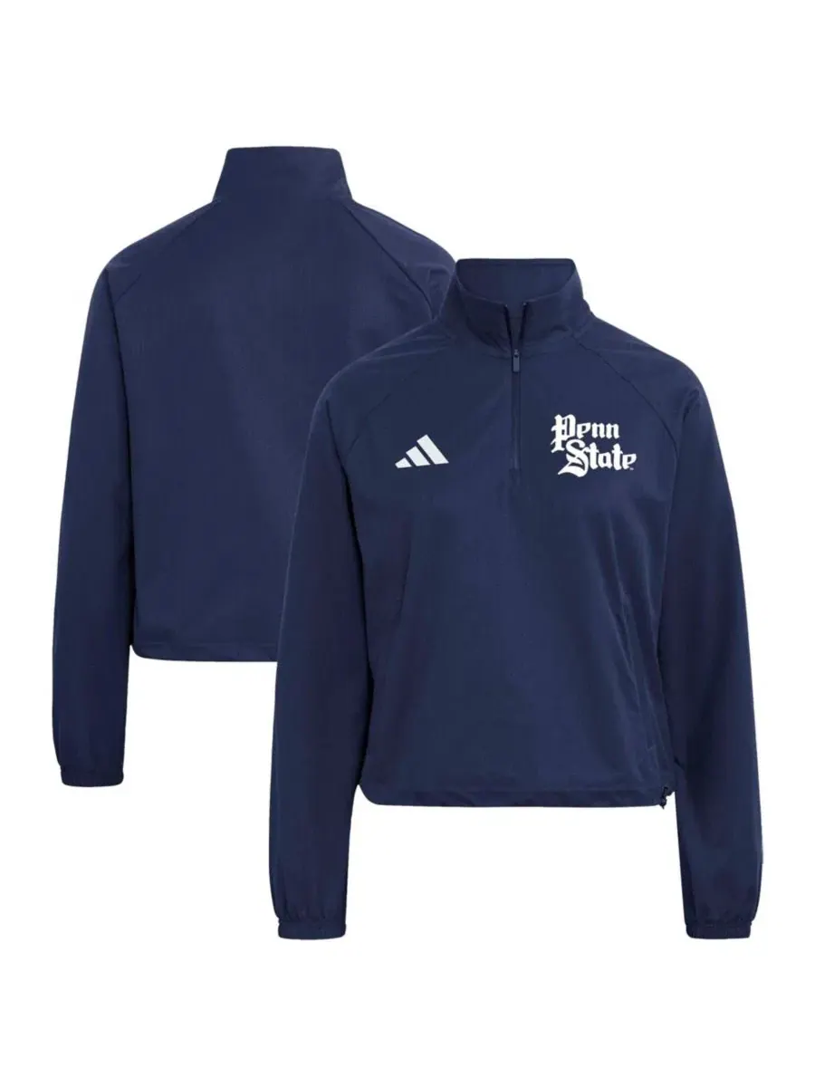 Женский топ с четверть-застежкой Penn State Nittany Lions Ultimate365 Woven adidas
