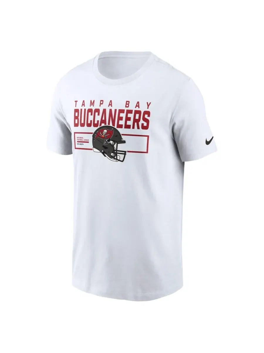 Nike Мужская белая футболка с изображением шлема команды Tampa Bay Buccaneers Primetime — изображение 3 из 3, белый