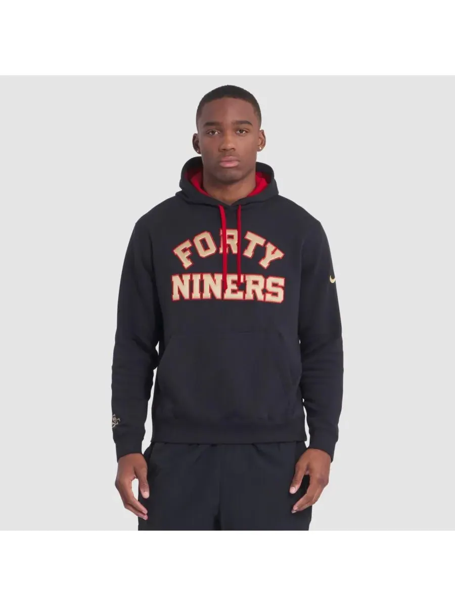 Nike Мужская черная толстовка San Francisco 49ers из коллекции Rivalries 2025 года