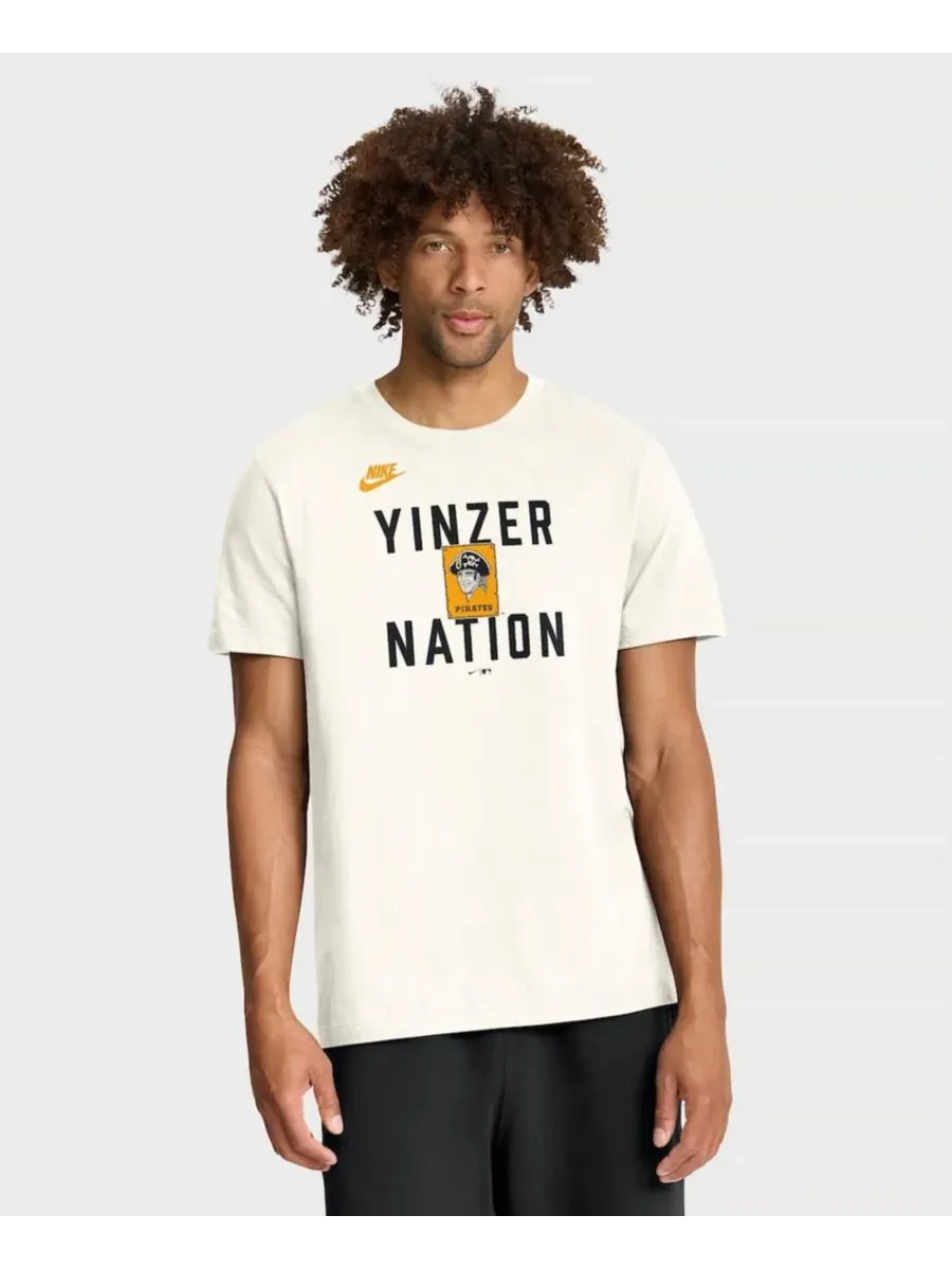 Футболка с принтом Pittsburgh Pirates Cooperstown Collection '70s Nike