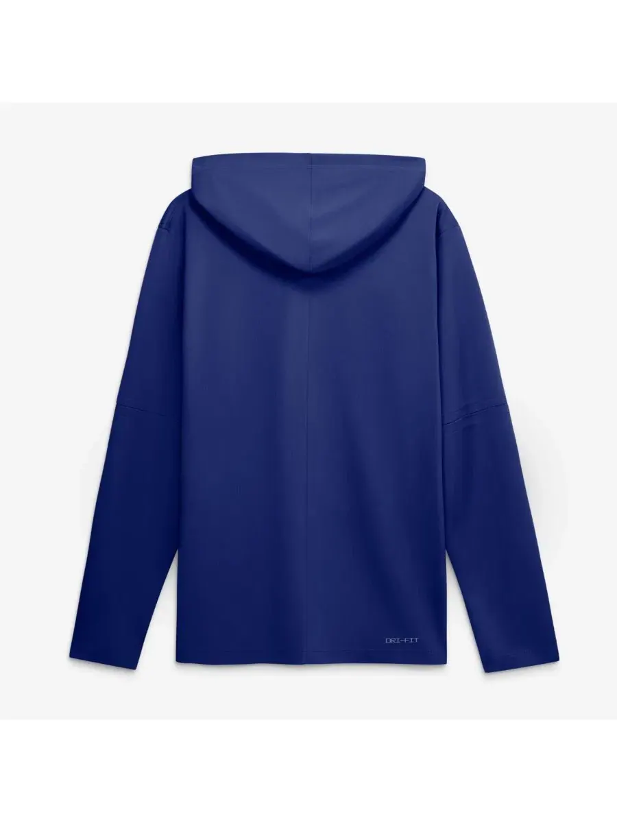 Футболка длинным рукавом с капюшоном и съемными рукавами Nike Authentic Collection — изображение 2 из 5, королевский