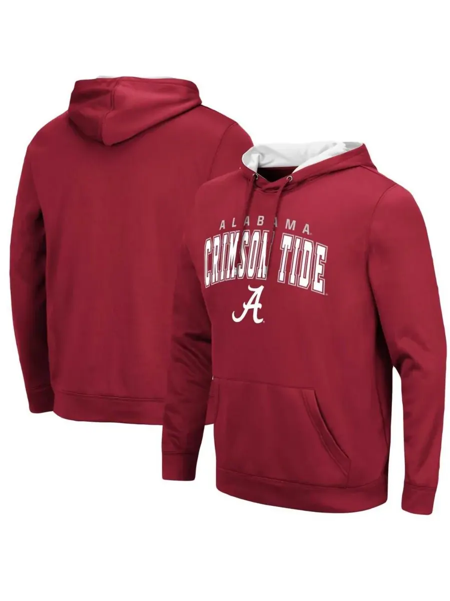 Colosseum Мужская толстовка с капюшоном Alabama Crimson Tide Resistance