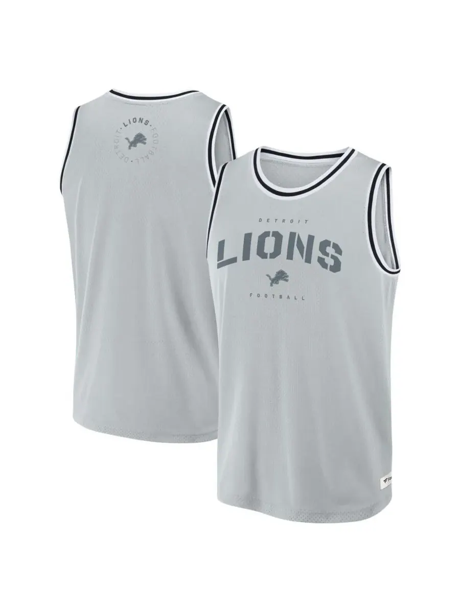 Fanatics Мужская серебристая футболка Detroit Lions Elements Future Ground