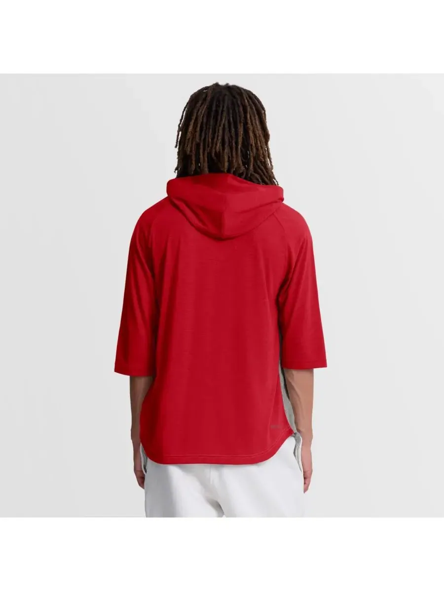 Nike Мужская красная футболка с капюшоном Philadelphia Phillies Authentic Collection Flux Dri-FIT с — изображение 2 из 3
